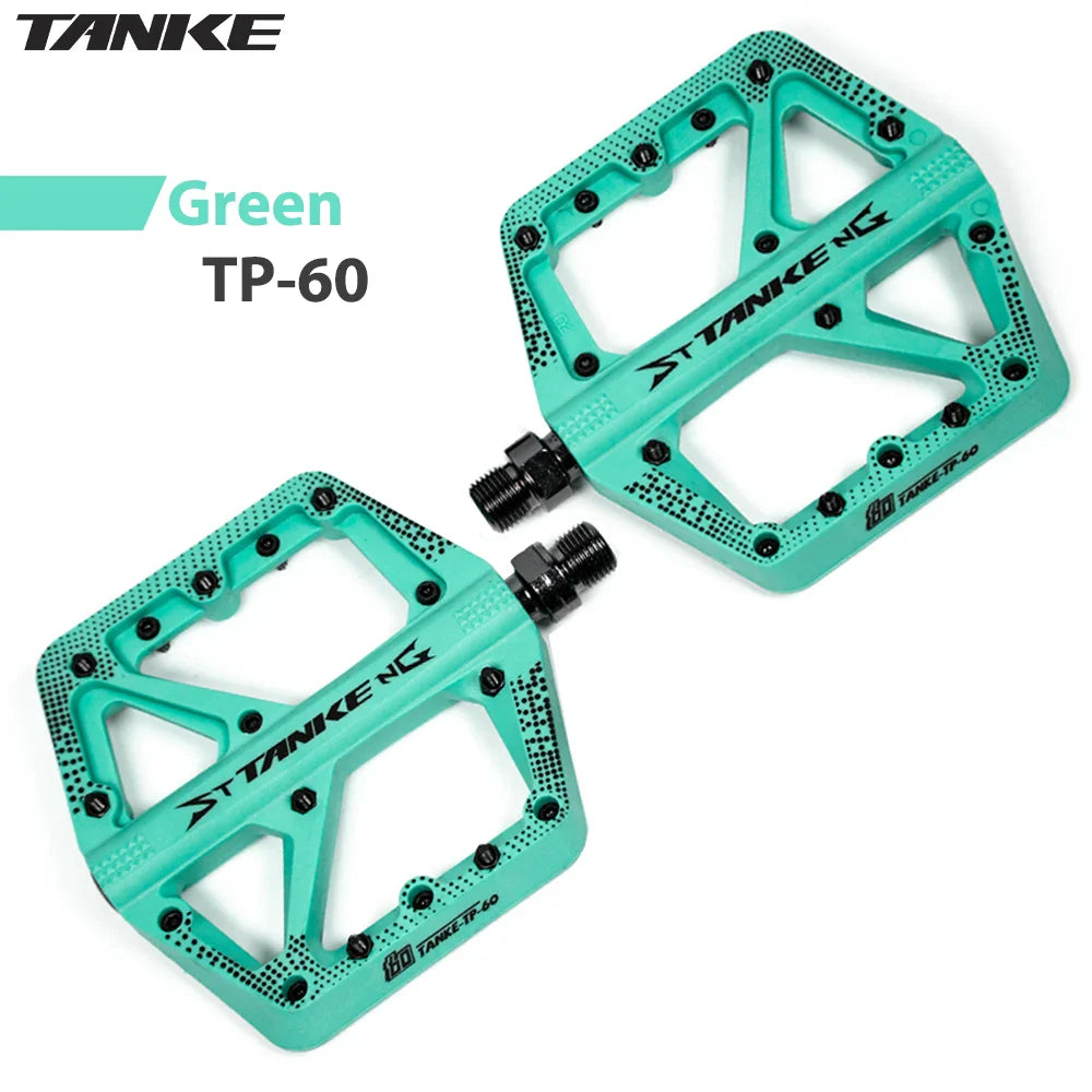 Wide Nylon Pedals – Anti-Slip Platform for E-Bike & MTB