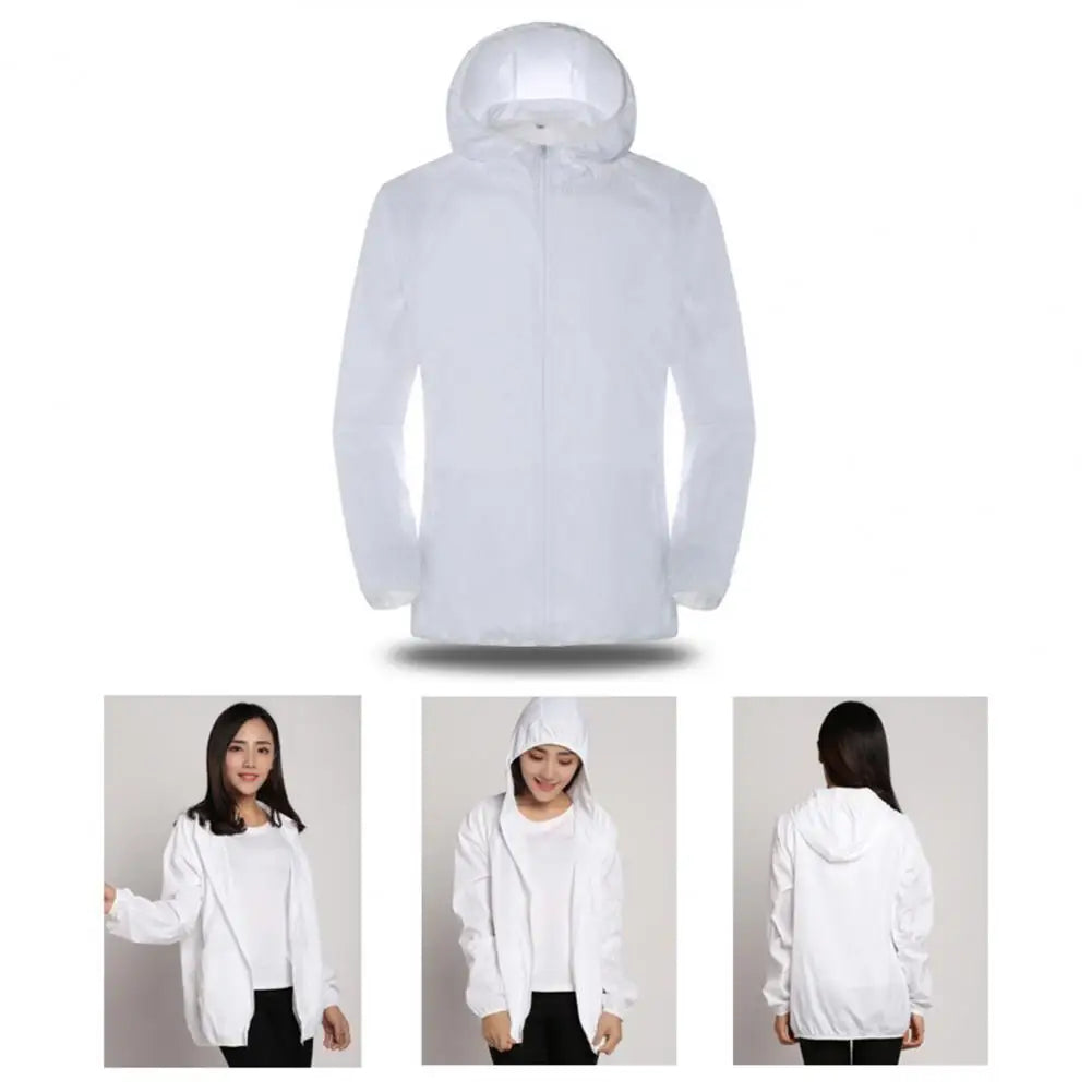 Portable Windbreaker Jacket – Sun and Rain Protection for E-Bike Riders