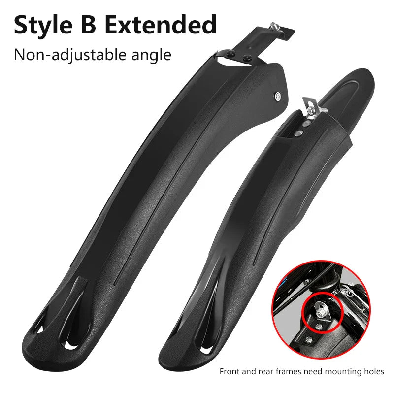 Quick Release MTB Fenders – Front & Rear Mudguards