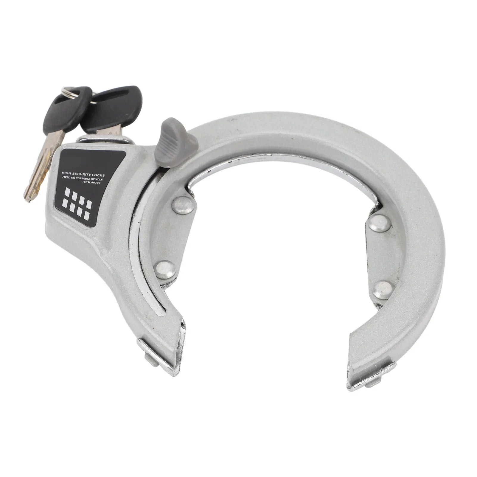 Bike U-Lock with Keys – Lightweight Aluminum, Theft Protection
