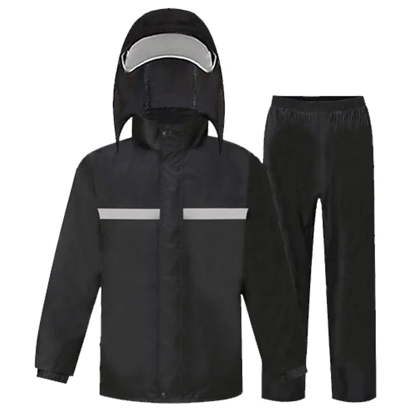 Waterproof Rain Suit for Electric Bike Riders – Jacket & Pants Set