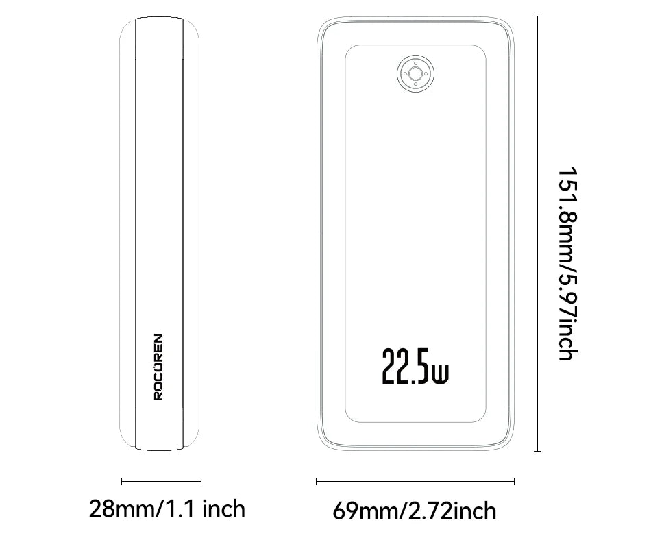 Portable Power Bank QC PD 3.0 – For Electric Bike & Mobile Use