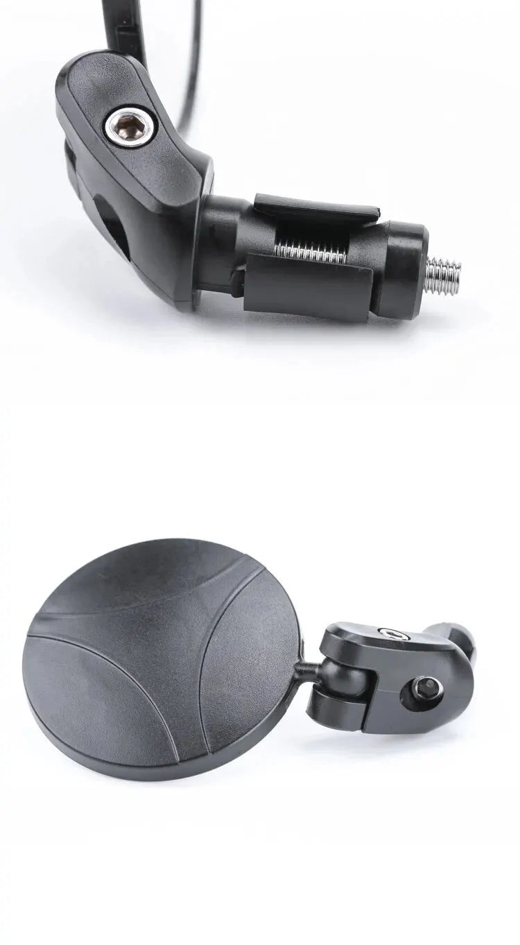 Set of 2 Adjustable Bike Rearview Mirrors – Wide Angle, 360° Rotation