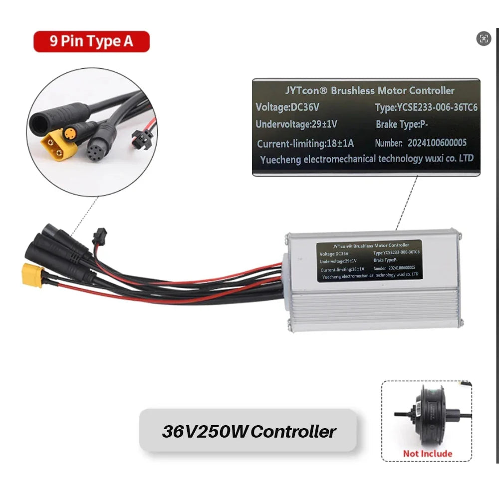 Controller For Bafang Hub Front Rear Motor BF-UART Display 36V 48V 500W/750W Electric Bicycle Conversion Accessories Parts