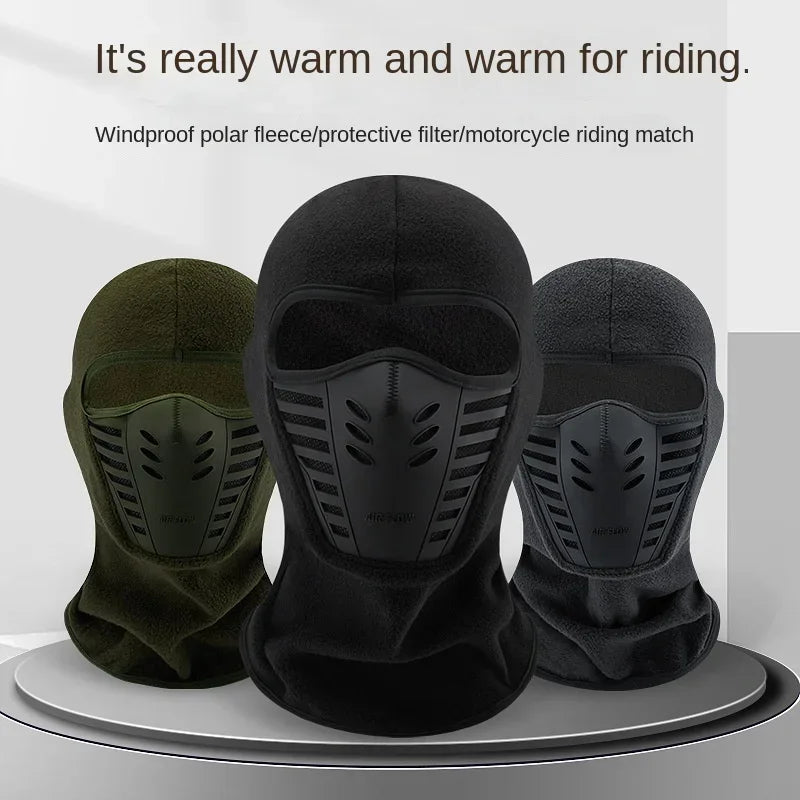 Winter Full Face Mask – Thermal & Windproof for E-Bike Riders