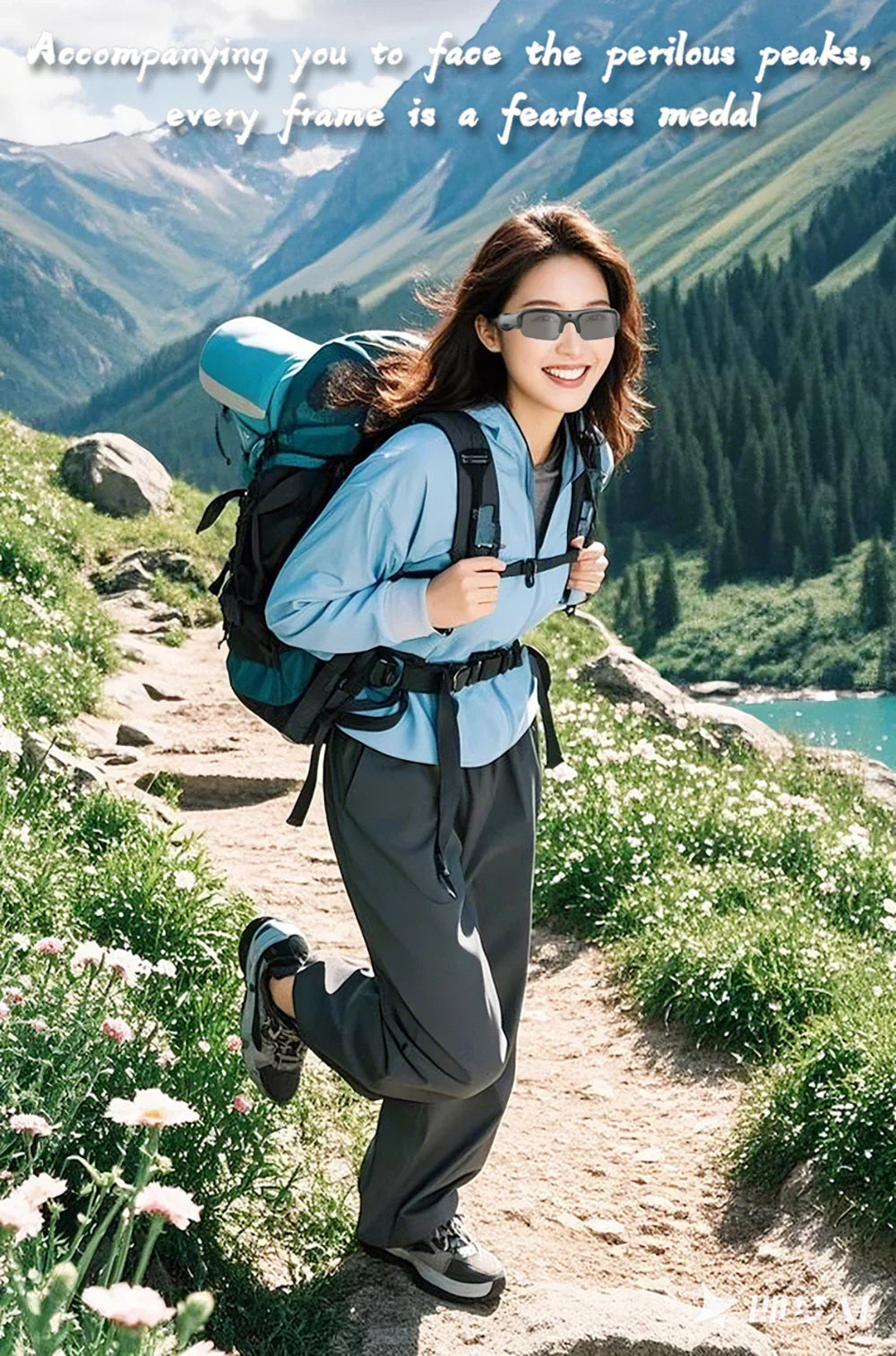 WiFi Camera Glasses – 1080P HD Video for E-Bike Riders