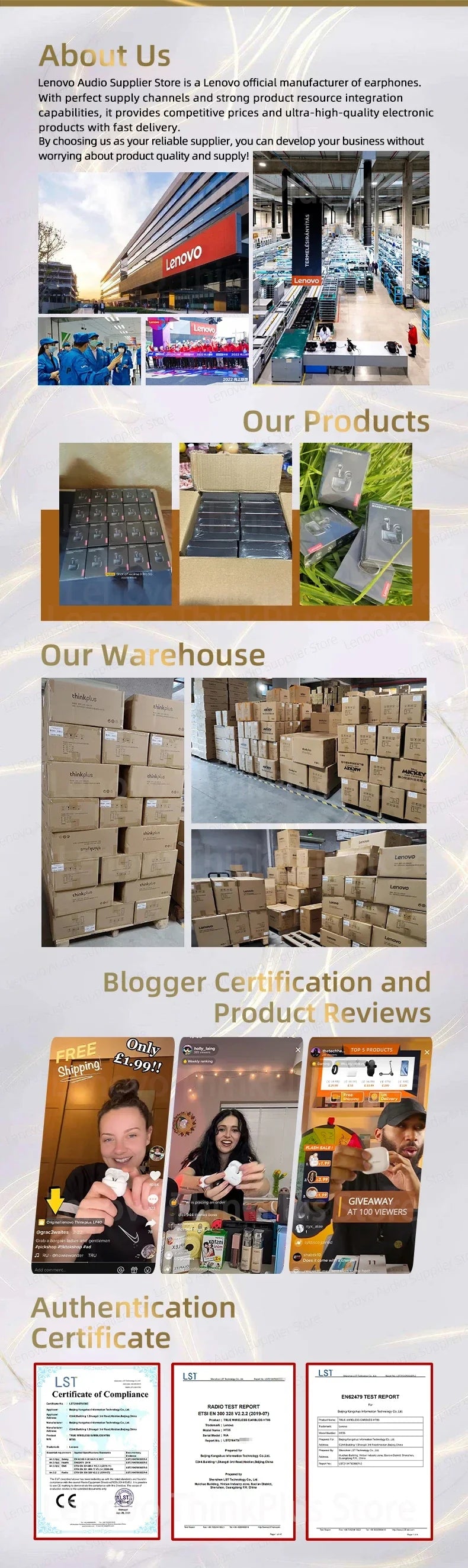 TWS Bluetooth Earphones – Waterproof, LED Display, Noise Reduction