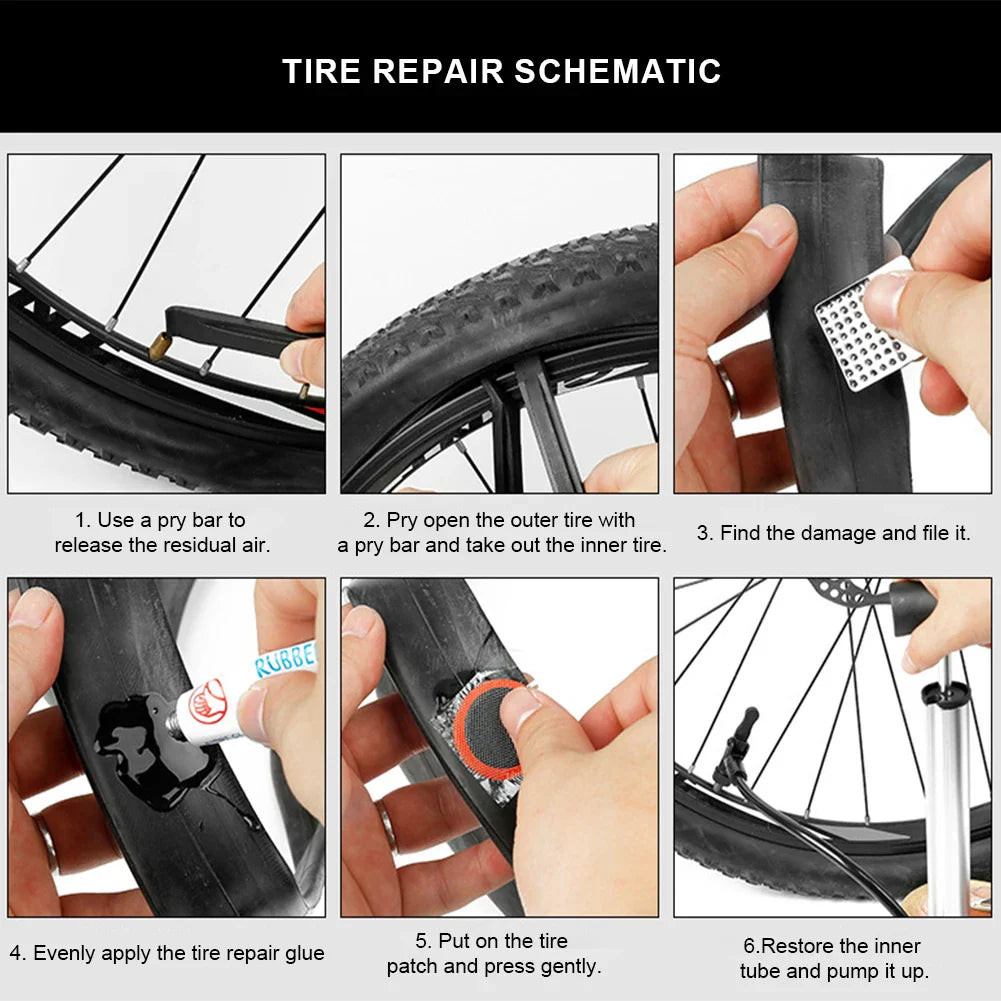 E-Bike Flat Tire Repair Kit – Cold Patches & Tools
