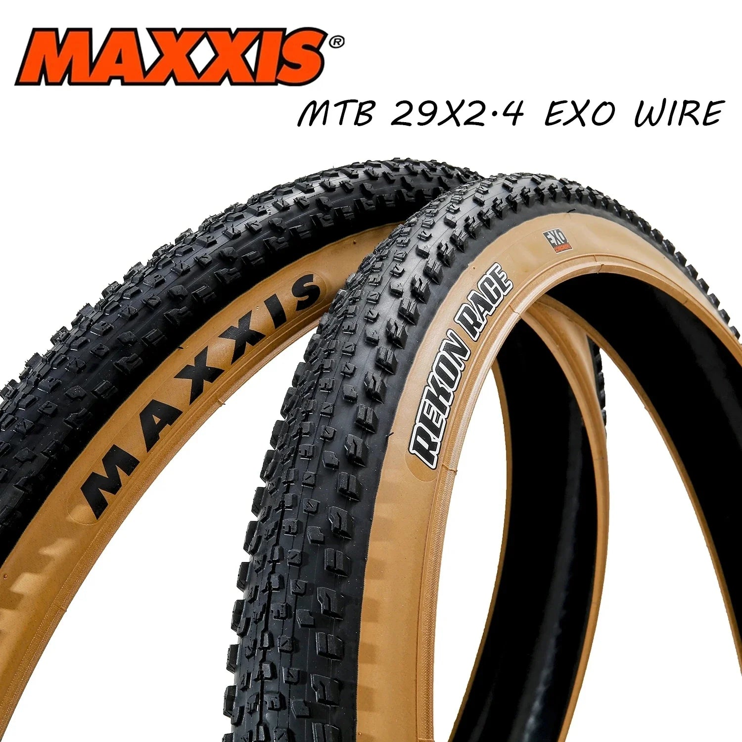 2PCS MAXXIS 29 MTB Bicycle Tire 27.5x2.25 29x2.25 REKON RACE EXO Tires Anti Puncture Tyre MAXXIS MTB Bike Off-road Downhill Tire