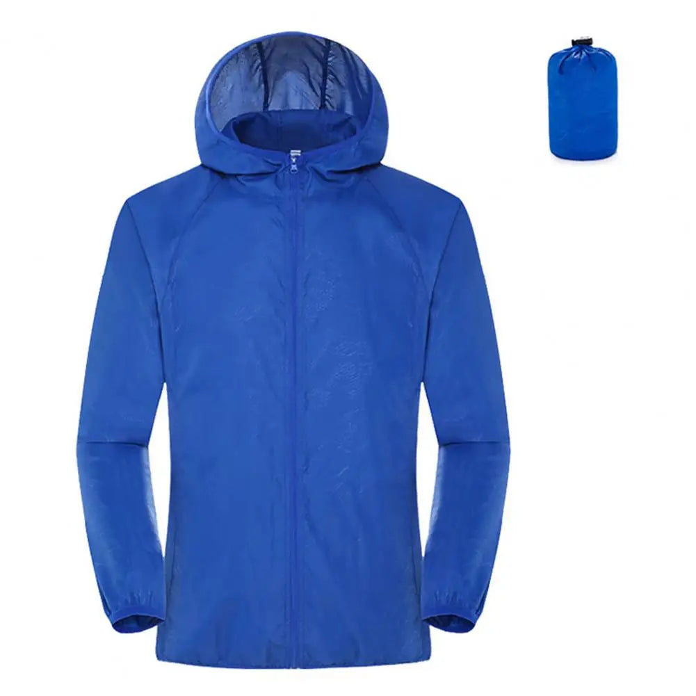 Portable Windbreaker Jacket – Sun and Rain Protection for E-Bike Riders