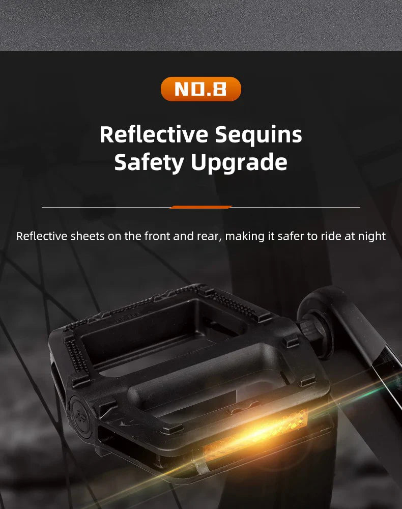 Cycling Pedals for Electric Bikes – Non-Slip, 9/16'' Fit