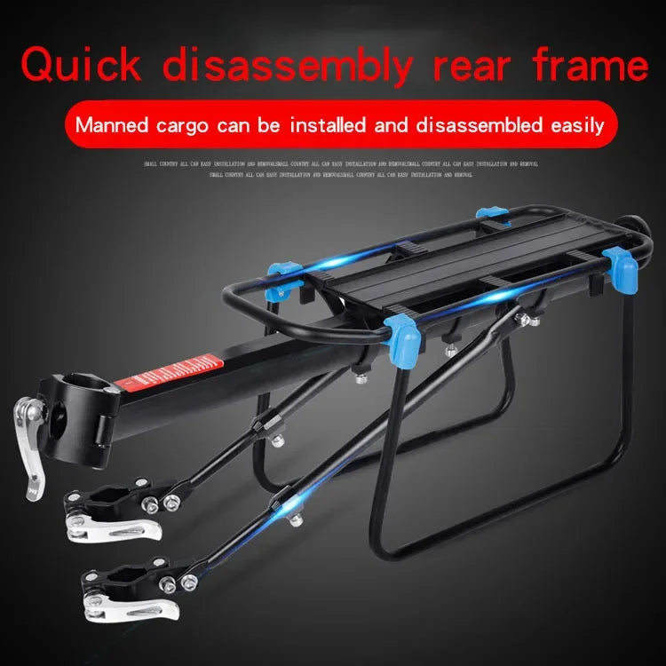 Quick Release Mountain Bike Rear Seat Rack Bicycle Carrier Baggage Rack Cycling Equipment Single Speed Bike Accessories