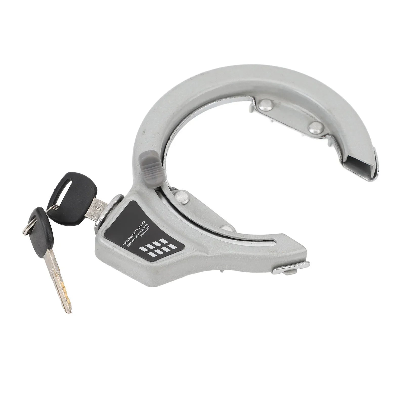 Bike U-Lock with Keys – Lightweight Aluminum, Theft Protection