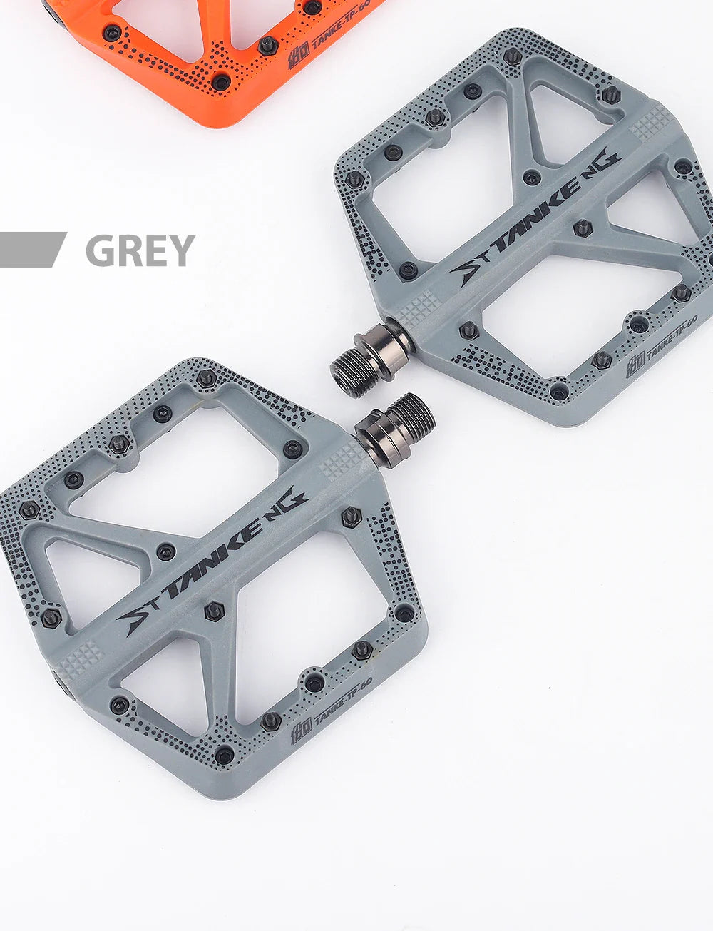Wide Nylon Pedals – Anti-Slip Platform for E-Bike & MTB