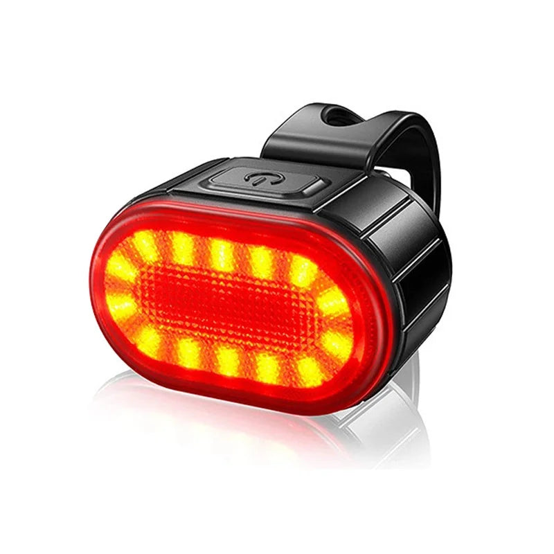 USB Rechargeable Bike Lights – Front and Rear Set for E-Bikes