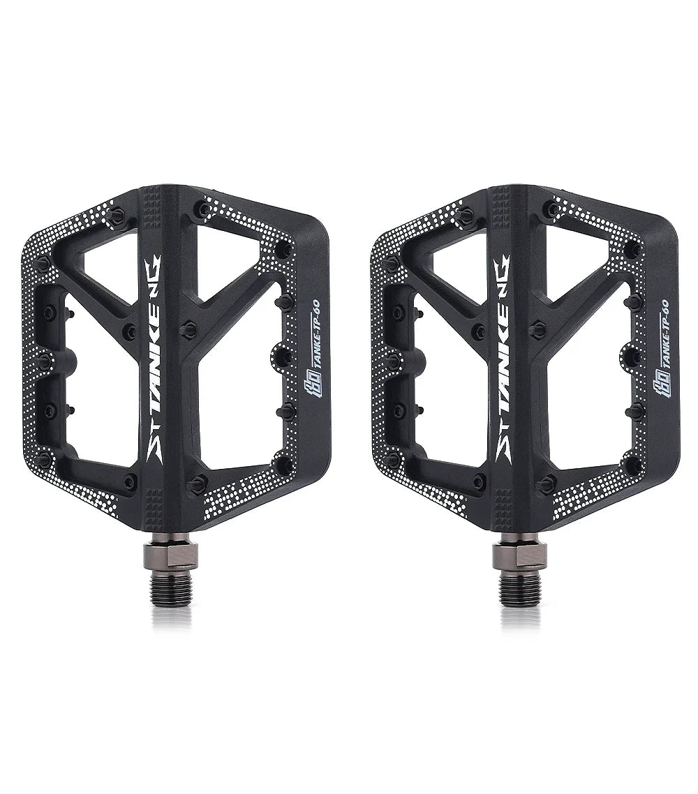 Wide Nylon Pedals – Anti-Slip Platform for E-Bike & MTB
