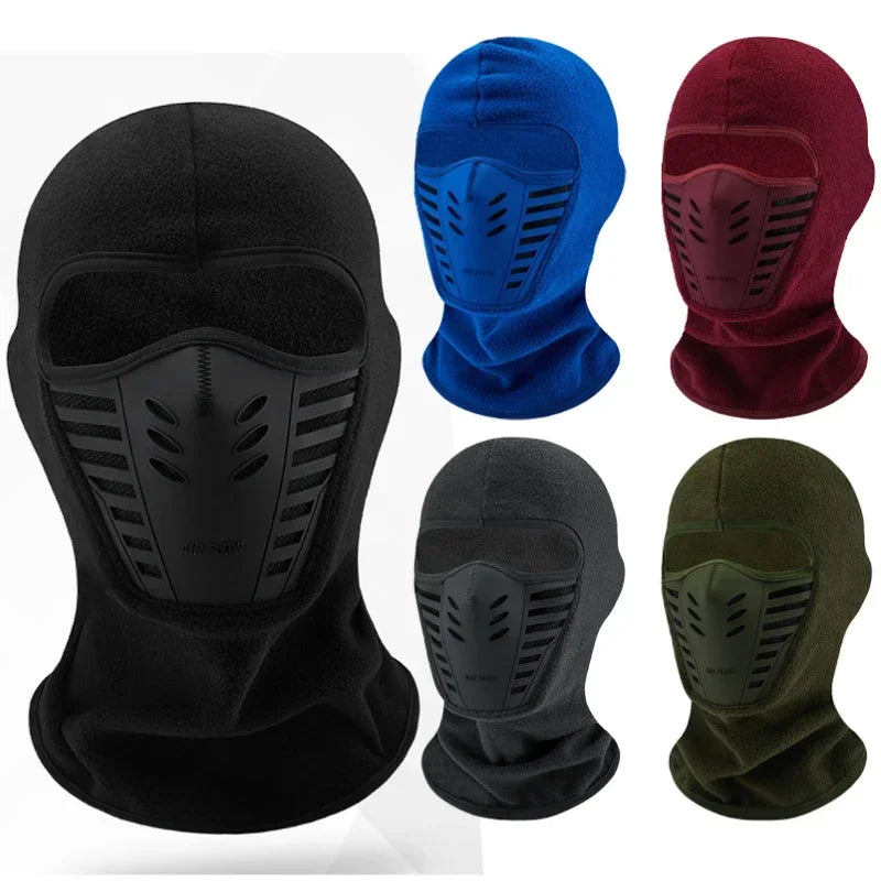 Winter Full Face Mask – Thermal & Windproof for E-Bike Riders