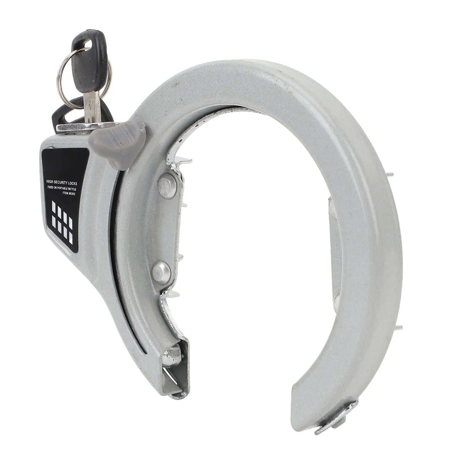 Bike U-Lock with Keys – Lightweight Aluminum, Theft Protection