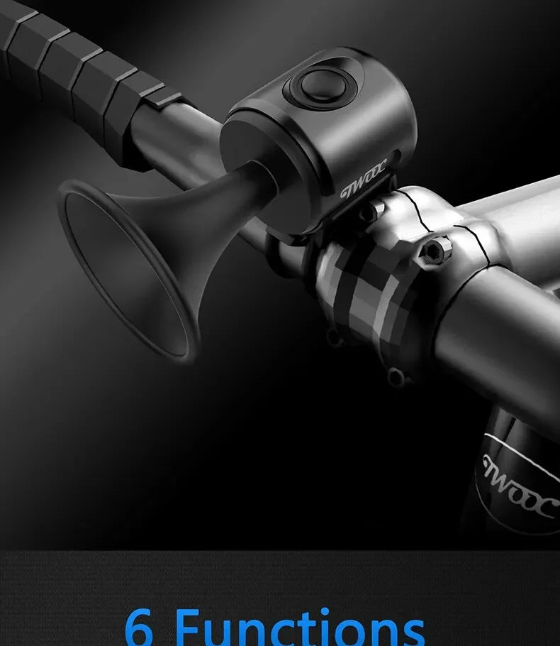 Loud Electronic Horn for E-Bikes – 120dB, Waterproof