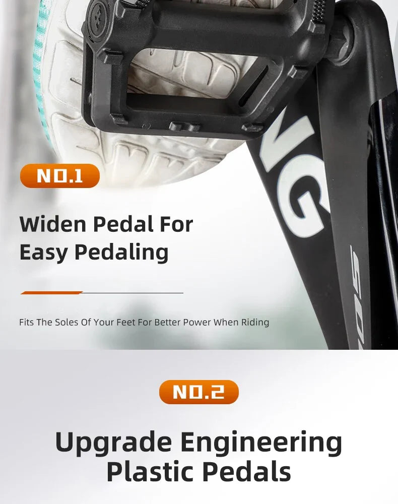 Cycling Pedals for Electric Bikes – Non-Slip, 9/16'' Fit