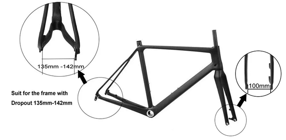 27.5" 48V 1500W Front/Rear Hub Motor Kit – CSC Rim – Cassette Compatible – E-Bike Conversion Kit