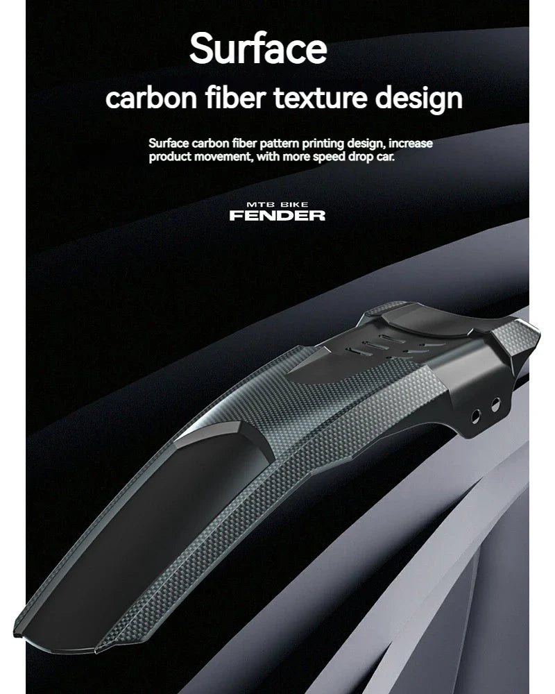 Carbon Fiber Bike Fenders – Front & Rear Mudguards