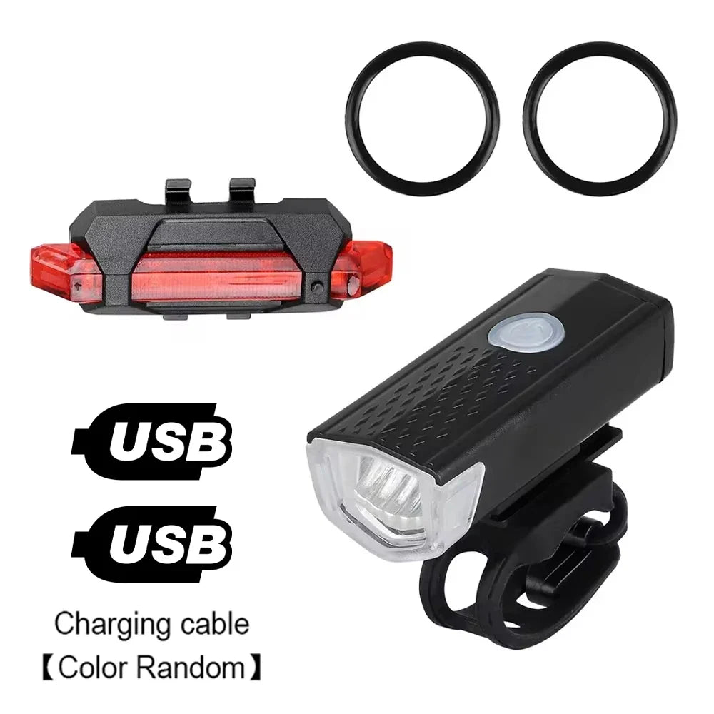 E-Bike Light Set – USB Powered, Easy Installation, 3 Modes
