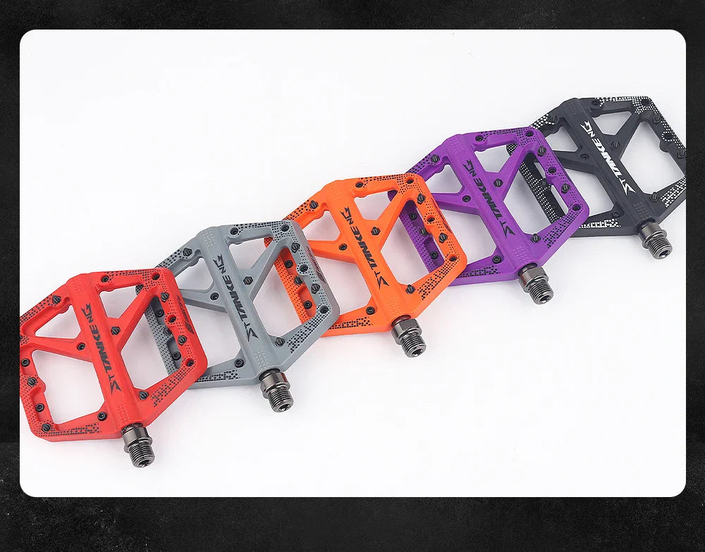 Wide Nylon Pedals – Anti-Slip Platform for E-Bike & MTB
