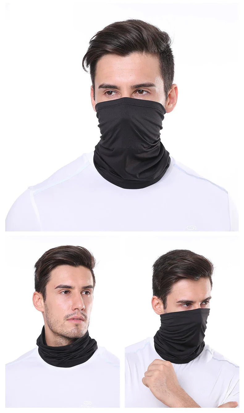 Ice Silk Neck Cover for E-Bike Riders – Sun Protection & Breathable