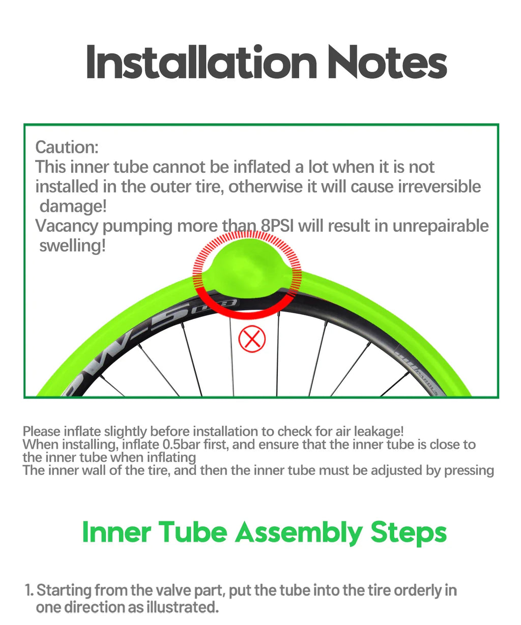 CYCLAMI Ultralight MTB Inner Tube – TPU Bicycle Tire, 26"/27.5"/29" with 45mm Metal Presta Valve, Anti-Oxidation