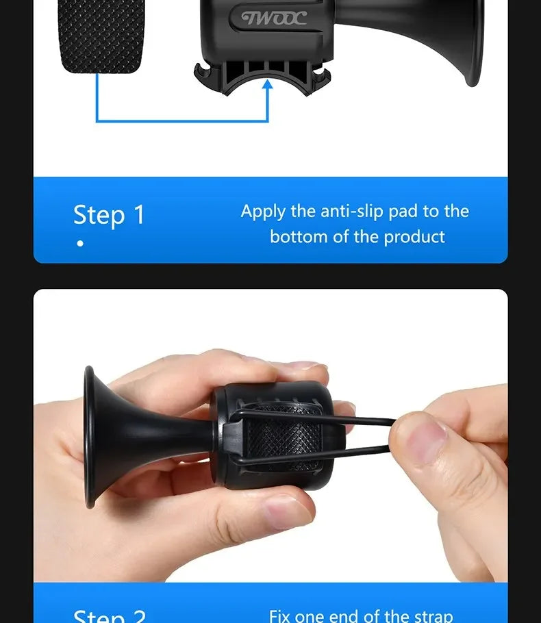 Loud Electronic Horn for E-Bikes – 120dB, Waterproof