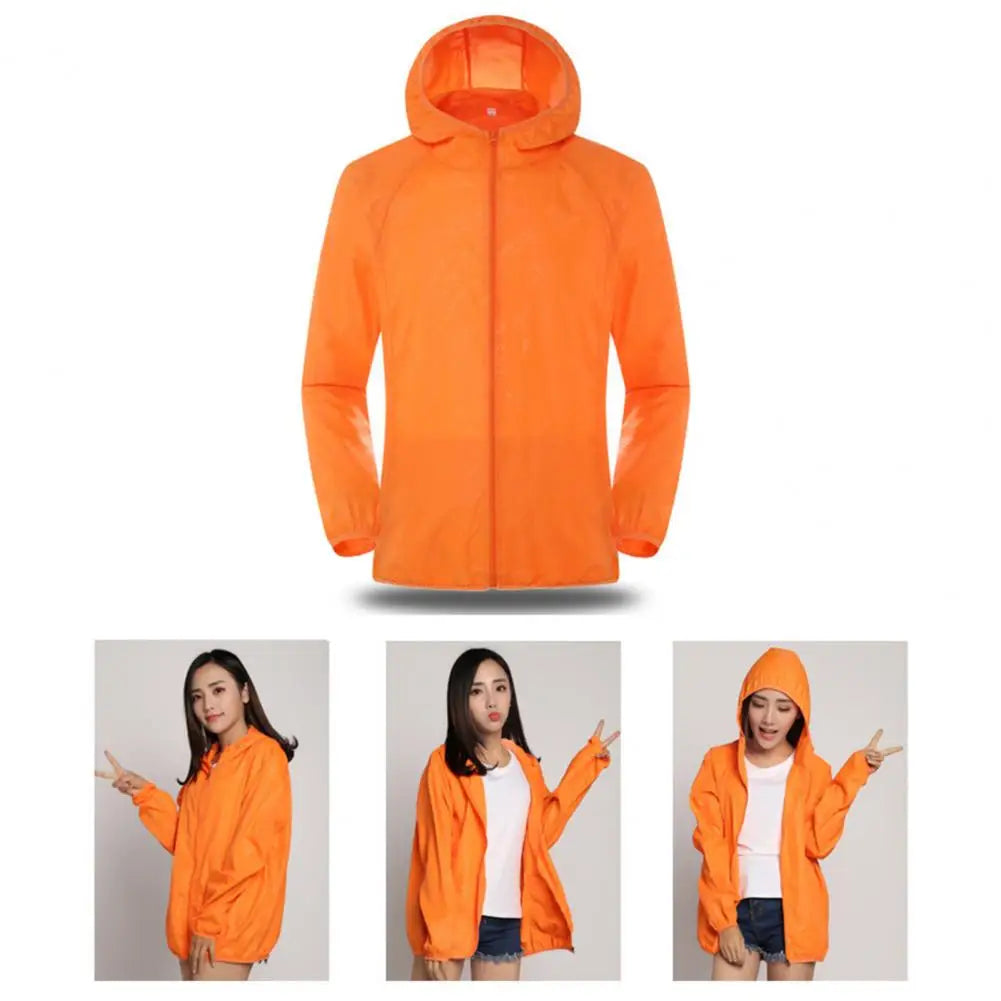 Portable Windbreaker Jacket – Sun and Rain Protection for E-Bike Riders