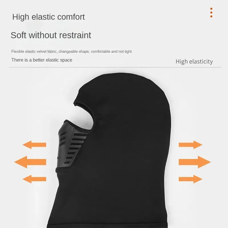 Winter Full Face Mask – Thermal & Windproof for E-Bike Riders