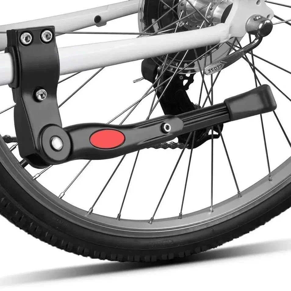 Side Kickstand for Bicycles – Adjustable, Fits Multiple Wheel Sizes