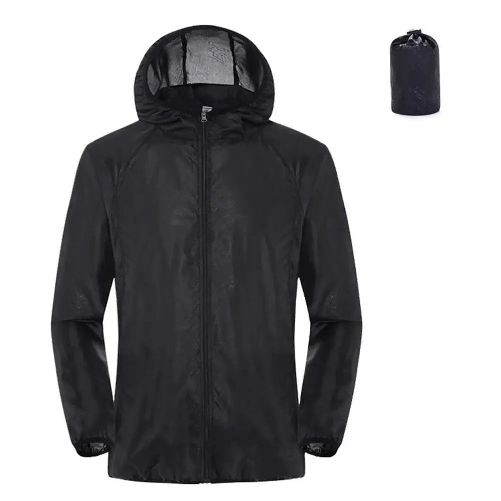 Portable Windbreaker Jacket – Sun and Rain Protection for E-Bike Riders