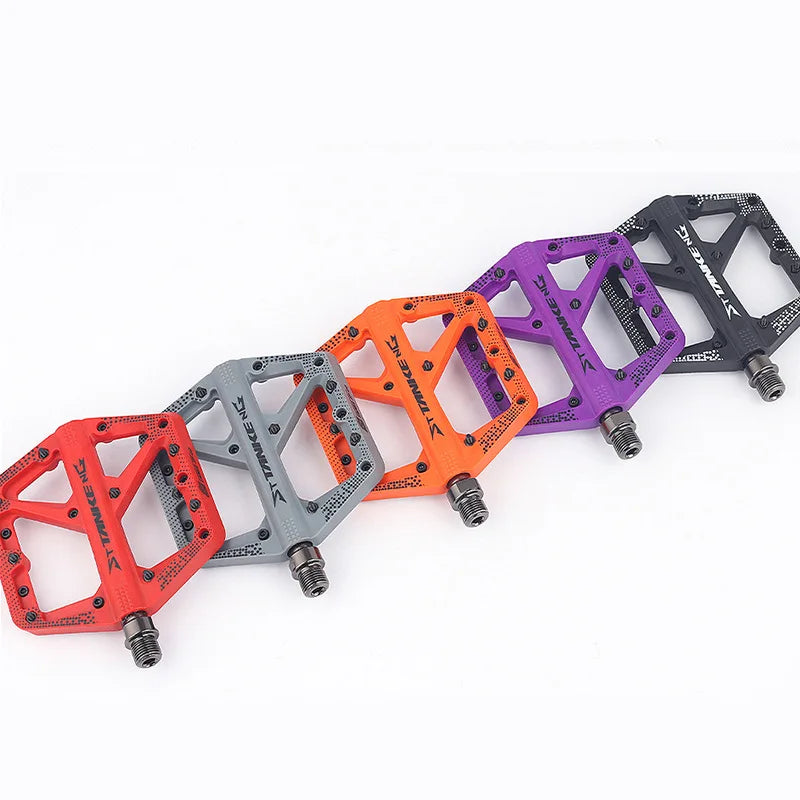Wide Nylon Pedals – Anti-Slip Platform for E-Bike & MTB