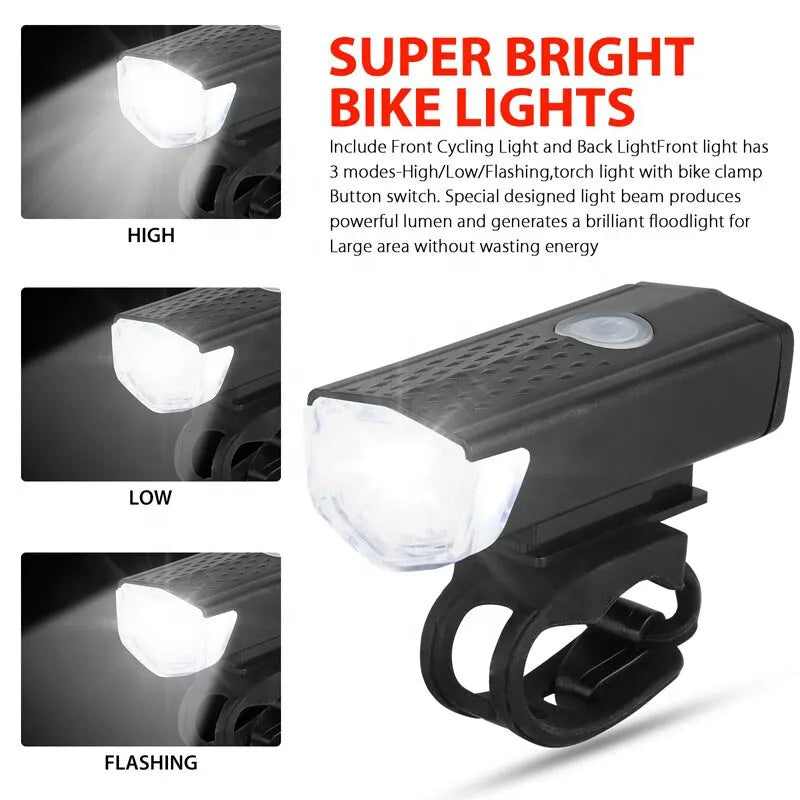 ED Headlight for E-Bikes – USB Rechargeable & Waterproof