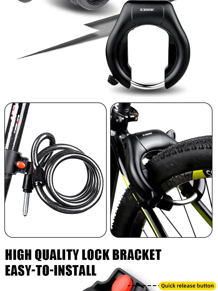 Anti-Theft U-Lock – Hardened Steel, Portable & Secure