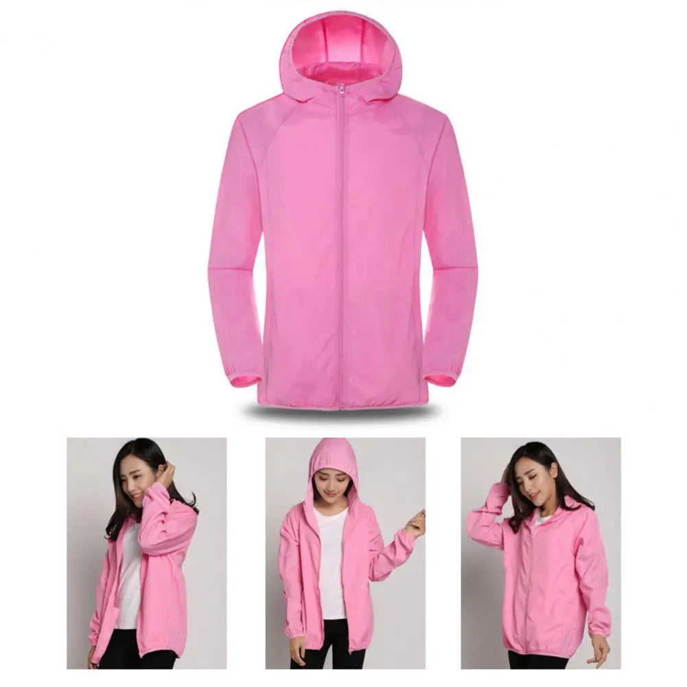 Portable Windbreaker Jacket – Sun and Rain Protection for E-Bike Riders