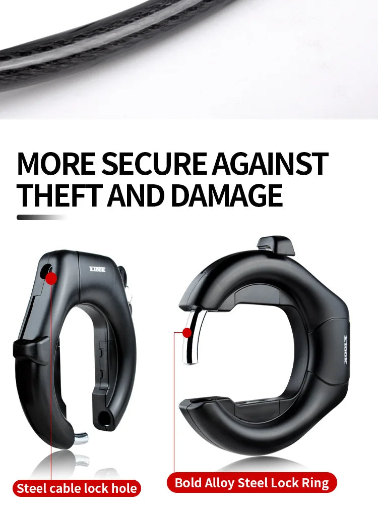 Anti-Theft U-Lock – Hardened Steel, Portable & Secure