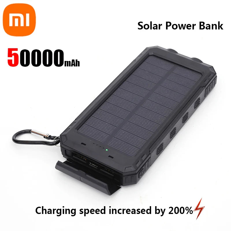 High-Capacity Solar Charger – USB-A/USB-C for Outdoor Use