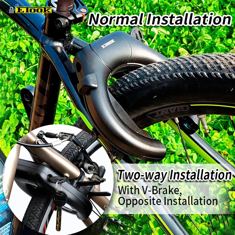 Anti-Theft U-Lock – Hardened Steel, Portable & Secure