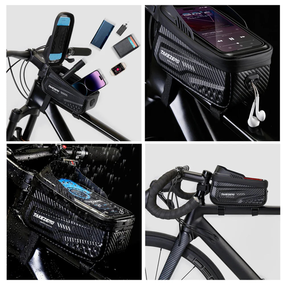 Waterproof Bike Phone Bag – Touchscreen Holder for E-Bikes