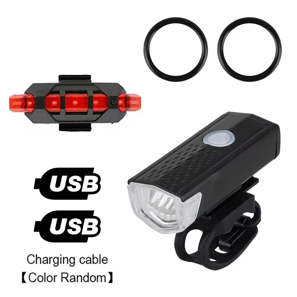 E-Bike Light Set – USB Powered, Easy Installation, 3 Modes