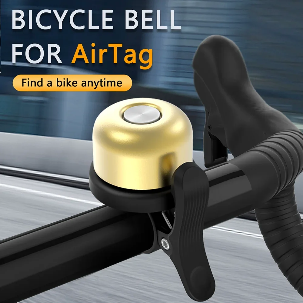 Bike Bell for AirTag GPS Tracker – Waterproof Mount
