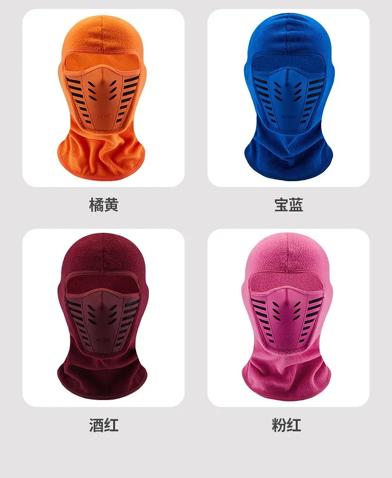 Winter Full Face Mask – Thermal & Windproof for E-Bike Riders
