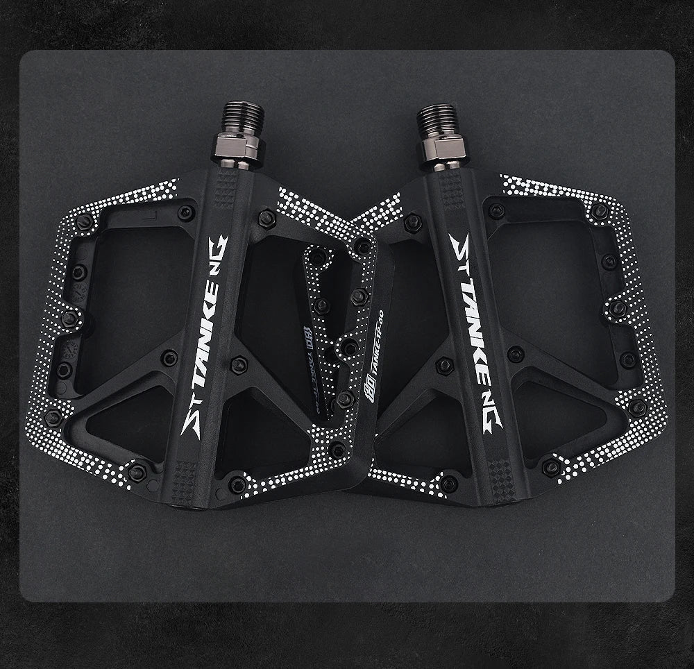 Wide Nylon Pedals – Anti-Slip Platform for E-Bike & MTB