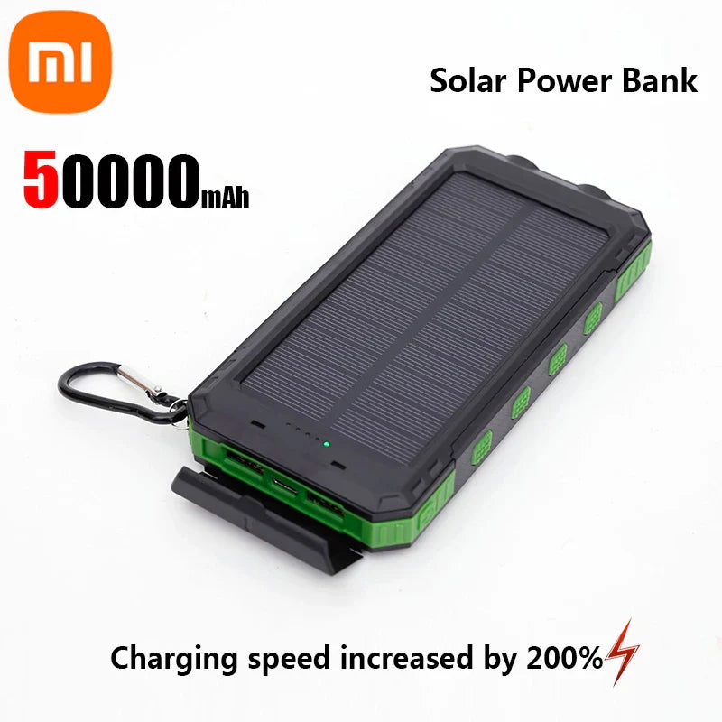 High-Capacity Solar Charger – USB-A/USB-C for Outdoor Use