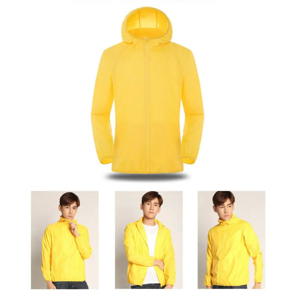 Portable Windbreaker Jacket – Sun and Rain Protection for E-Bike Riders