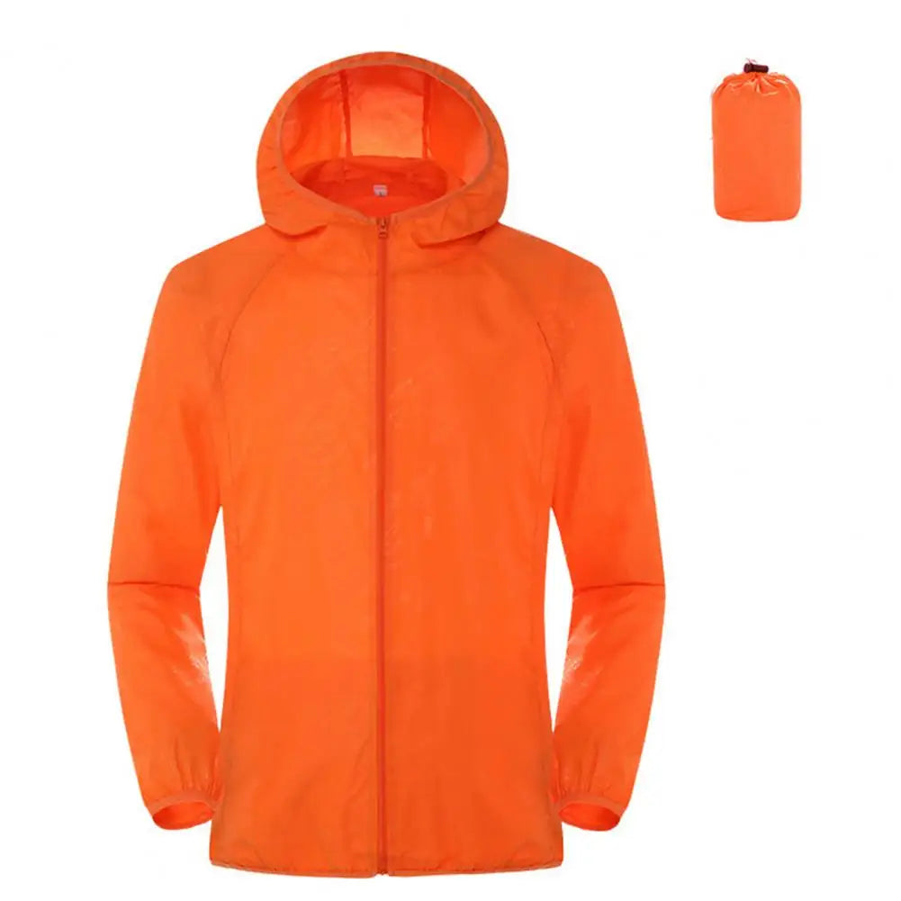 Portable Windbreaker Jacket – Sun and Rain Protection for E-Bike Riders